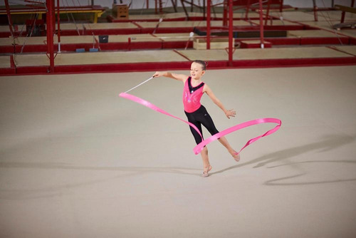 Fita De Ginástica Rítmica (gr) 4m Rosa - Cor Fluo-pink