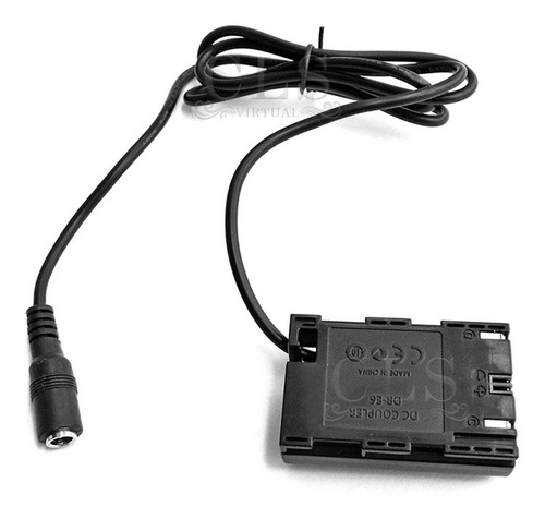 Imagem 7 de 8 de Fonte Ack-e6 V2 Adaptador Ac P/ Canon 70d 80d 5d Mark Iv 5ds