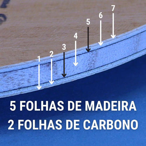 Combo Raquete Loki K1 Classineta + Rxton 5 TĂȘnis De Mesa