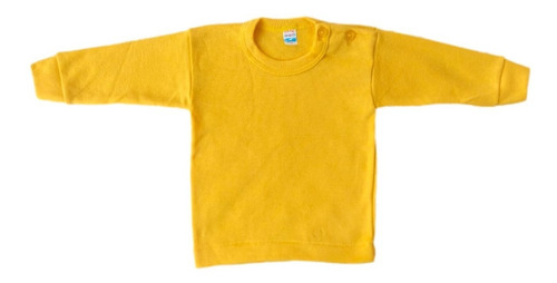 Imagen 2 de 7 de Playera Manga Larga 6 Piezas Talla 1,2,3 Años 100% Algodón