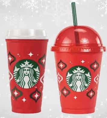 Vasos Starbucks Navidad 2023 Frío Y Caliente Ganalos