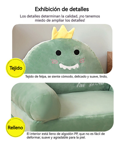 Sillón Sofá Cama En 3 Niveles Muebles Para Niños Infantil Verde