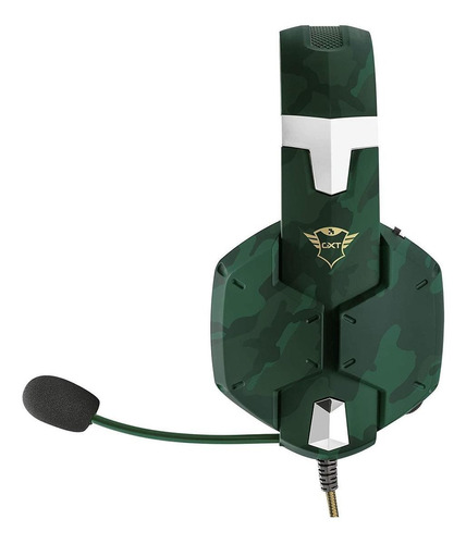 Imagen 3 de 6 de Audifonos Gamer Trust Gxt 322c Carus Headset Jungle Camo