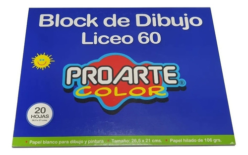 Pack X 3 Block De Dibujo Liceo 60 Proarte