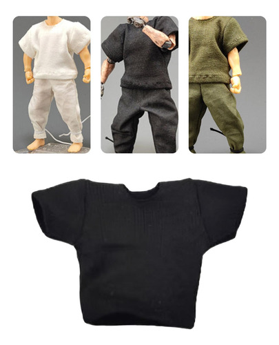 Figura De Acción 1/18, Camisa Para Hombre, Figura, Negro