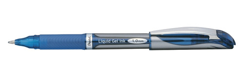 Pentel Liquid Gel Pen, Refillable, 1.0mm, Blue Barrel/ink..