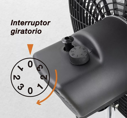 Ventilador Mini Plastico 10 PuLG 45w 3 Velocidades G3
