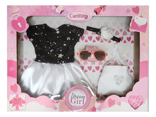 Ropa Para Muñecas Dream Girl Set Yoga Paseo Pijama Juego