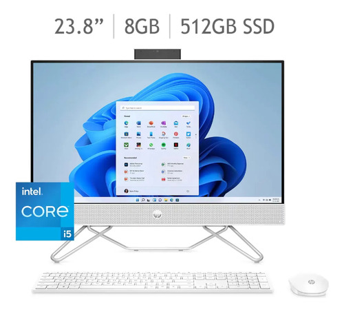 Hp All-in-one Desktop 23.8 Full Hd Intel Core I5 8gb 512gb