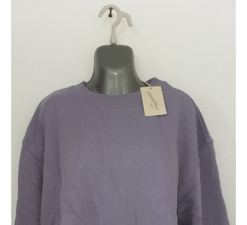 Sudadera Mujer Talla M Morado Universal Tread Manga Larga