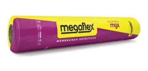 Membrana Asfáltica Megaflex Clásica 40 Kg Mgx450 Aluminio