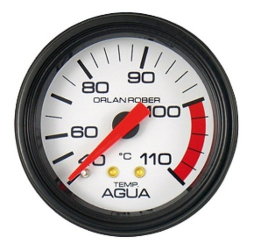 Reloj 52mm Temperatura Agua Mecanico 4 Metros Orlan Rober