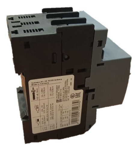 Siemens Sirius 3rv2011-0ga10