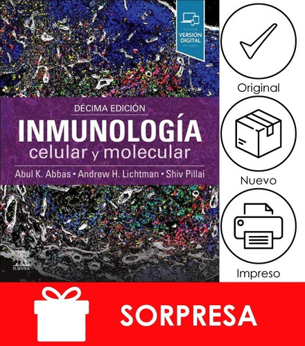 Inmunología Celular Y Molecular, de Abbas. Serie Abbas Editorial Elsevier, edición 10 en español