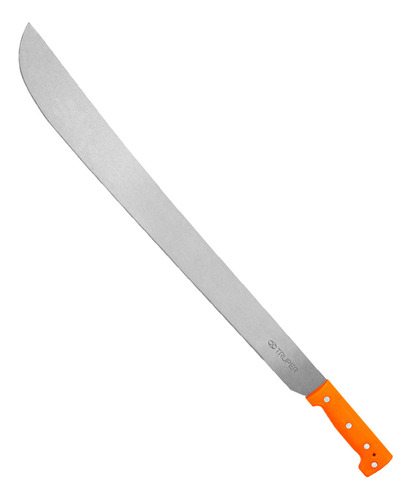 Machete Estándar 24¨ Cacha Naranja Remachada Truper