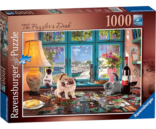 Ravensburger The Puzzlers Desk Rompecabezas De 1000 Piezas 