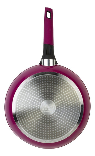 Bateria De Cocina 7 Piezas Soho Cherry Aluminio Forjado Rosa