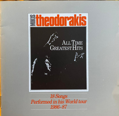 Cd - Mikis Theodorakis / All Time Greatest Hits. Original.