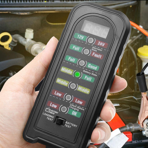 4 Probador De Batería De Coche 12v 24v Analizador De