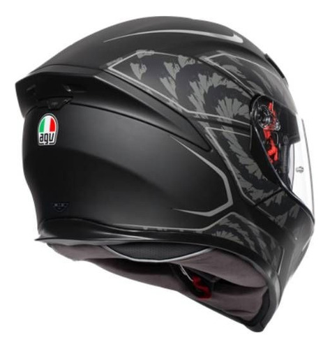 Casco Integral Agv K5 Tornado  Negro/gris Mate