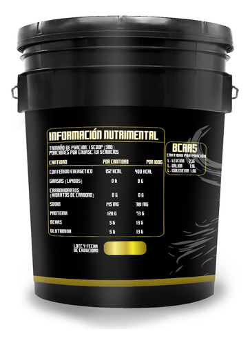 Proteína Whey Hidrolizada Isolate Vikingo 5kg Varios Sabores Capuchino