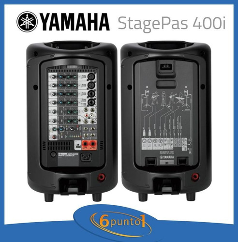 Sistema De Sonido Yamaha Stagepas 400i Recoleta 6 Ctas S/i