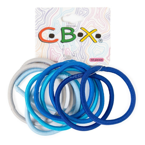 Gomitas Para El Cabello Cbx Poliester Paquete X 10 Unidades