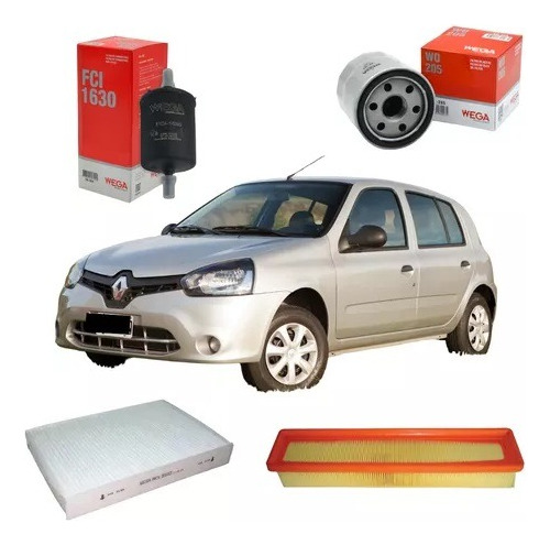 Kit De Filtros Renault Clio Mio 1.2 16v