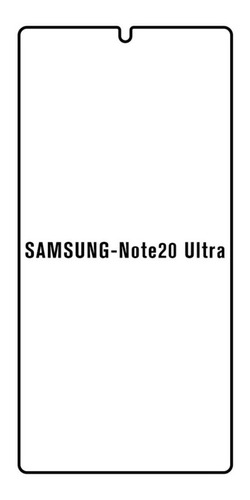 Mica Hidrogel Delantero + Trasero Samsung Note 20 Ultra