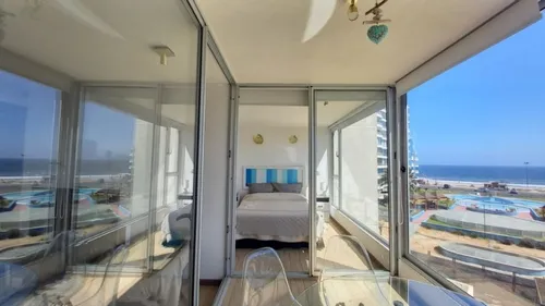 Arriendo Dpto Amoblado Año Corrido Av. Del Mar 2d 1b
