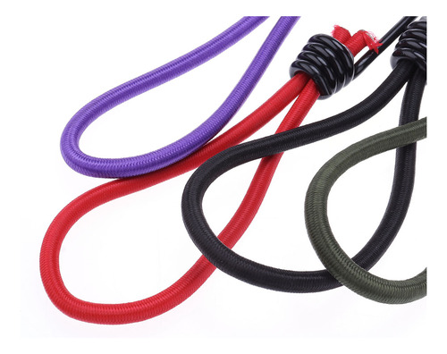 4 Cables Elásticos De 19 Cm De Alta Resistencia Con Cuerda E
