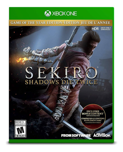  Sekiro Shadows Die Twice Goty - Xbox One/series X/s