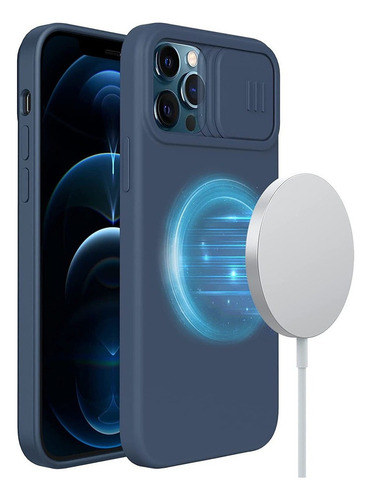 Magsafe Nillkin Camshield Funda Sedosa Para iPhone 14
