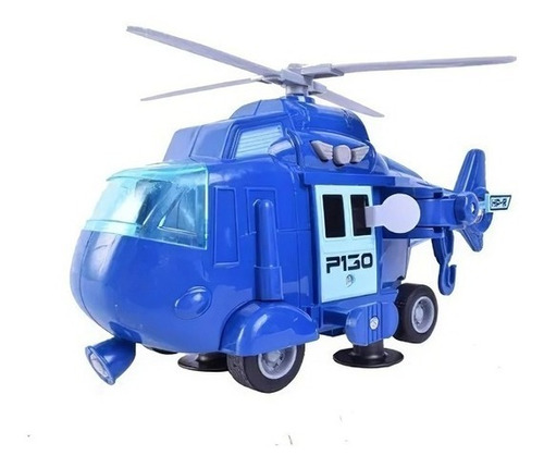 Helicóptero Recate Fricción Luz Y Sonido - Ver Video    3634