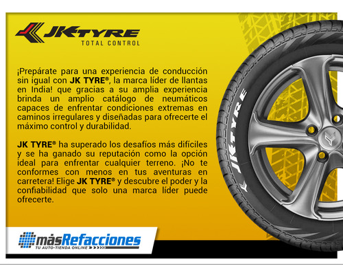Kit De 4 Llantas 205/65r16 95h Jk Tyre Ux Royale Maxx