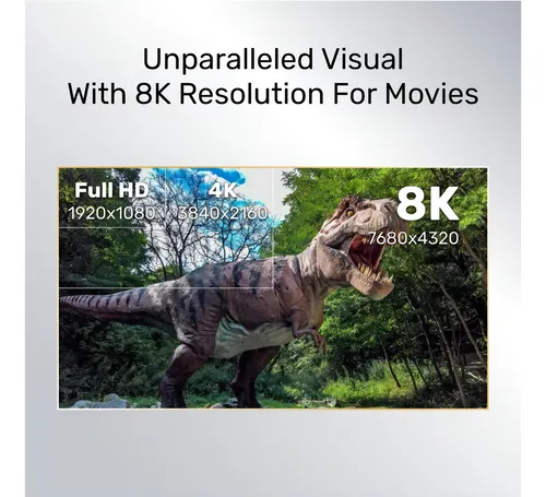 Cable Hdmi 2.1 8k 60hz 4k 120hz Ps5 Hdr10 Earc 3m Unitek