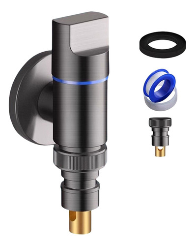 Washing Machine Faucet Watering Tap For Water Pipes Gray