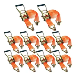 Comprar Kit 10 Catraca + 10 Cinta Amarração 5 Ton 9 Metros Rabicho J no Mercado Livre