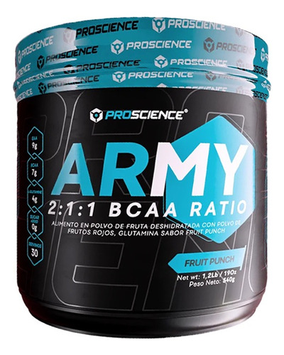 Army Bcaa Glutamina Proscience - g a $203