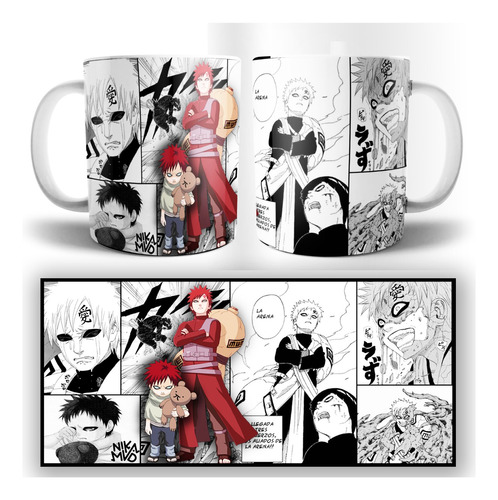 Taza Jarro Anime Manga Gaara Naruto - Nika.mvd