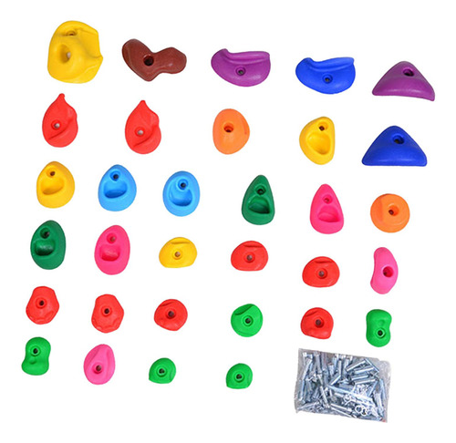 Soportes Para Escalada En Roca, Kit De Juego De 32 Piezas