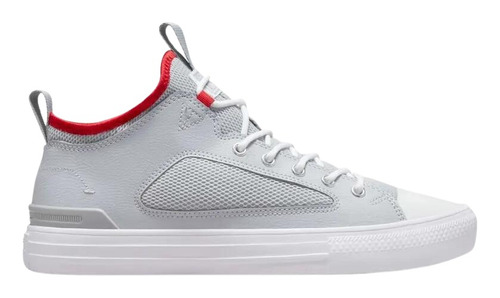 Tenis Converse Ultra Mid Gris/rojo