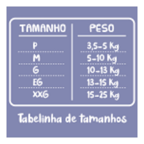 Fralda Bummis Tubos Mágicos P56 M50 G42 Eg38 Xxg36 Pct Mega Tamanho Grande (G)