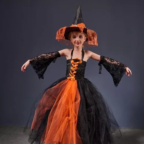 Fantasia Bruxa Feiticeira Infantil Halloween