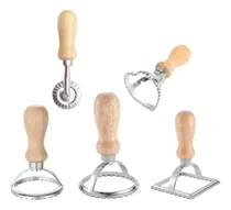 Comprar 5 Moldes Para Cortar Biscoitos De Metal Para Assar Com Alça