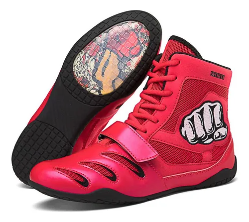 L Zapatos De Boxeo Profesionales Y Botas De Lucha Libre