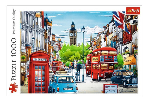 Puzzle Rompecabezas 1000 Piezas Trefl London Street Londres