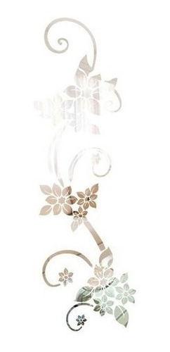 Imagem 1 de 3 de Decoração Em Acrílico Espelhado Flor - Lançamento