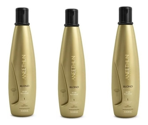 Shampoo Blond System Silver Aneethun Profissional - 300ml