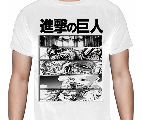 Shingeki No Kyojin - Attack On Titan Titanes - Polera Anime